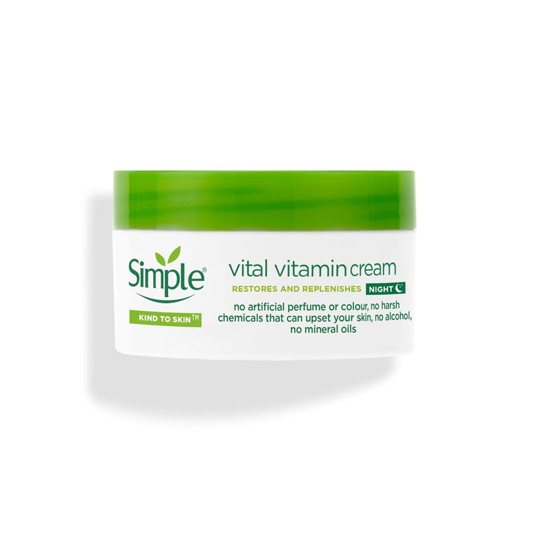 Simple Vital Vitamin Night Cream Kind to Skin -50ml