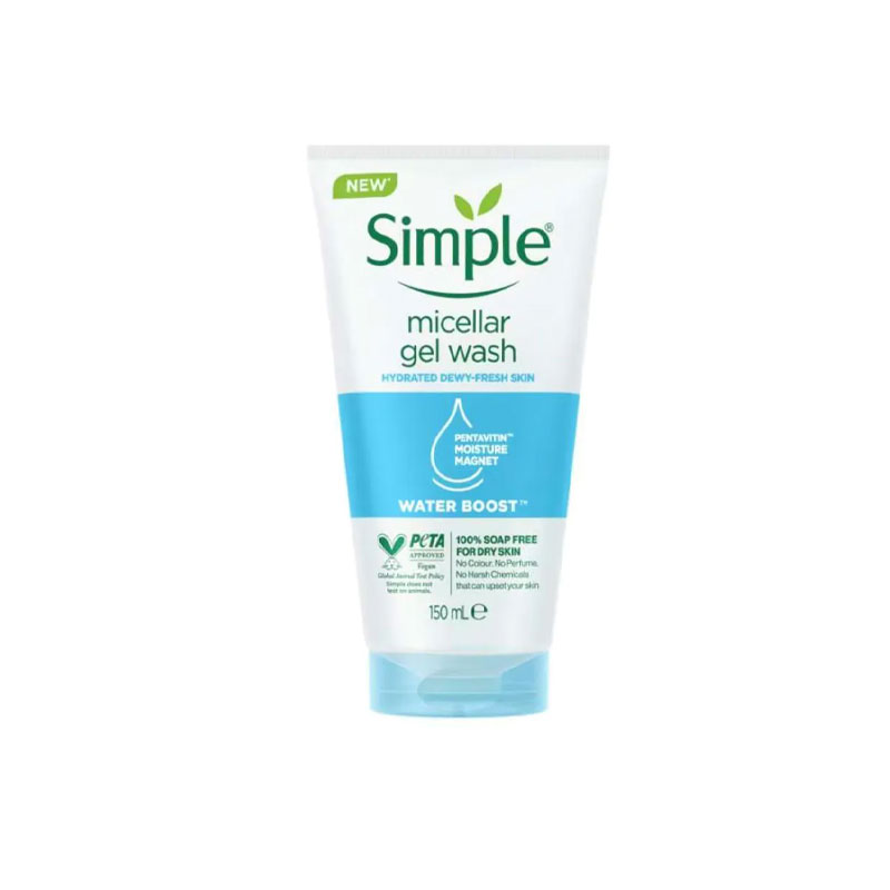 Simple Water Boost Micellar Facial Gel Wash -150ml