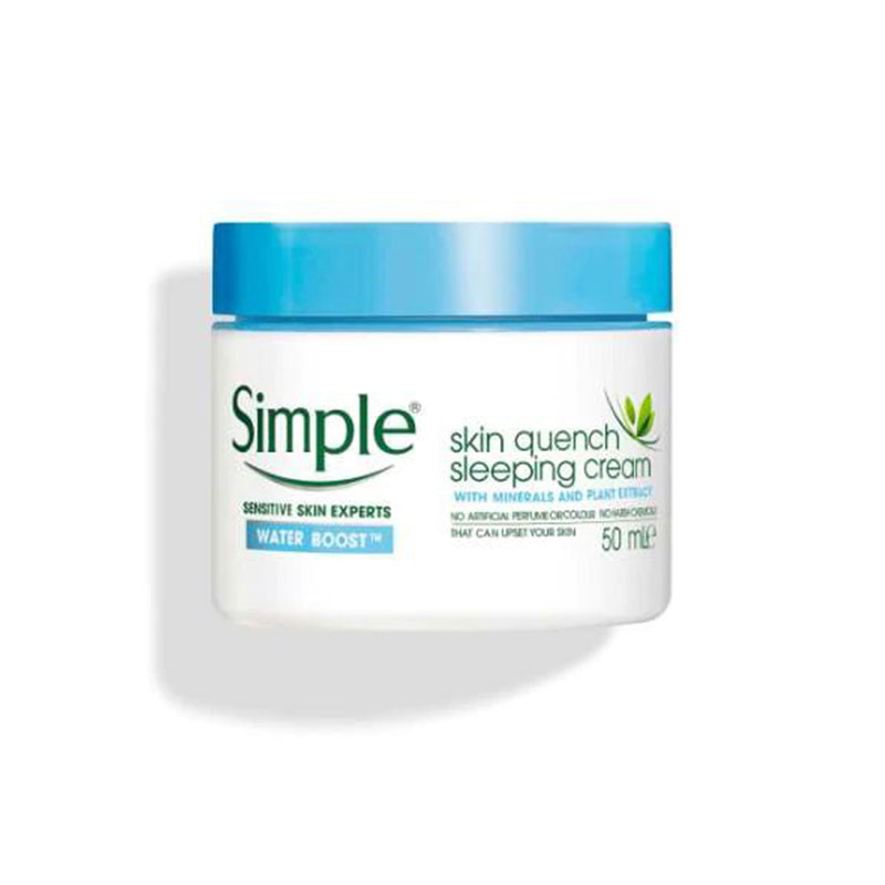 Simple Water Boost Skin Quench Sleeping Cream -50(ml)