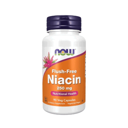 NOW Foods Flush-Free Niacin (Vitamin B3) 250 mg 90 Capsules