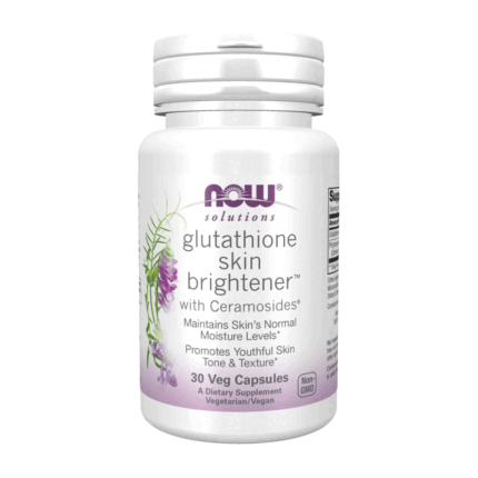 NOW Foods Glutathione Skin Brightener with Ceramosides 30 VCaps