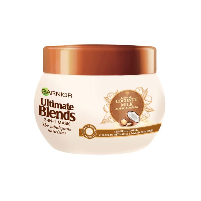 Garnier-Ultimate Blends Coconut Milk For Dry Hair Treatment -300ml