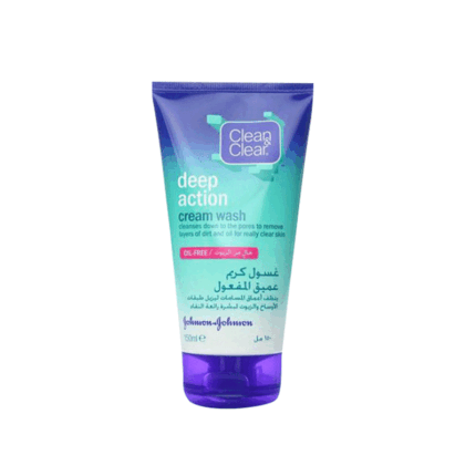 Clean & Clear Deep Action Cream Wash, -150ml