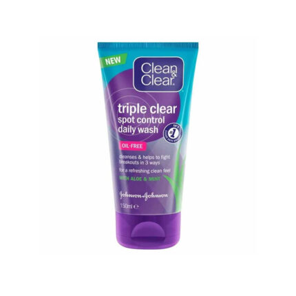 Clean & Clear Triple Clear Spot Control Daily Face Wash 150ml