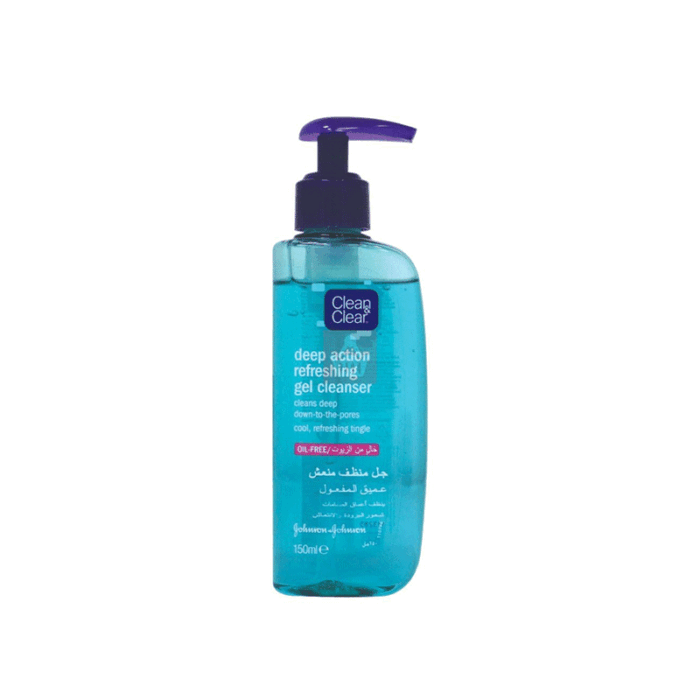 Clean & Clear, Deep Action Refreshing Gel Cleanser -150ml