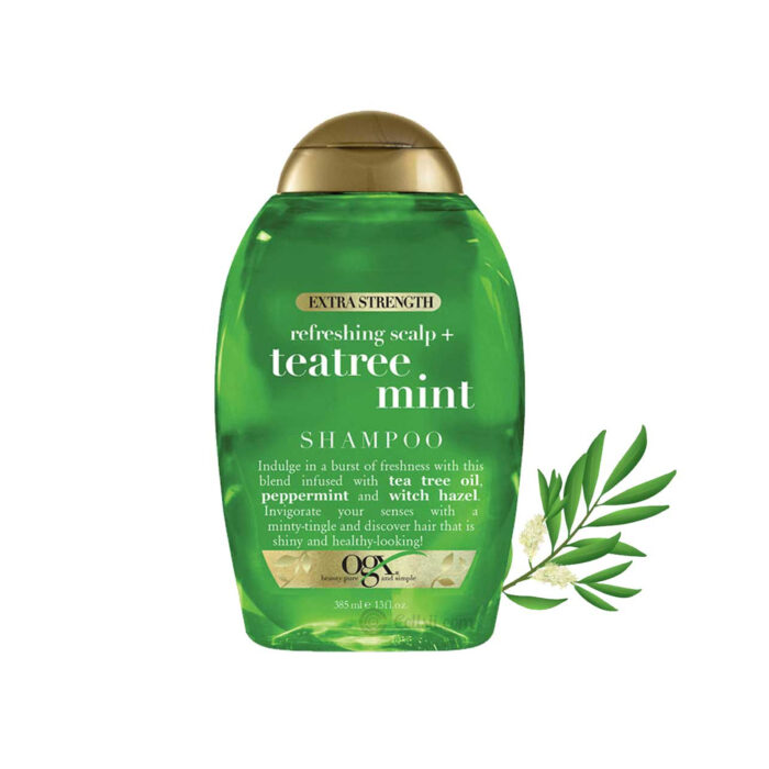 OGX Extra Strength Refreshing Scalp + Teatree Mint Shampoo -385ml