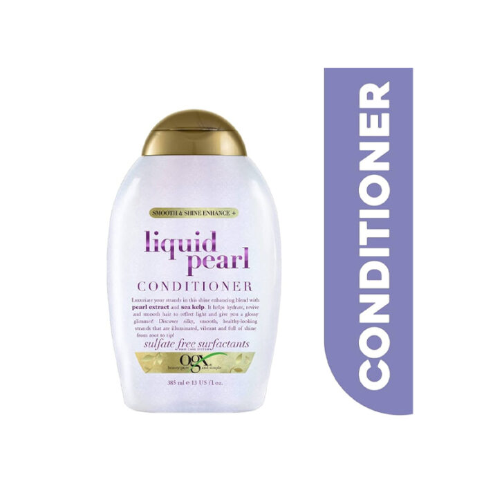 OGX Smooth + Liquid Pearl Conditioner - 385ml