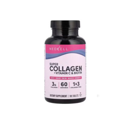 Neocell Super Collagen + Vitamin C & Biotin, 180 Tablets 