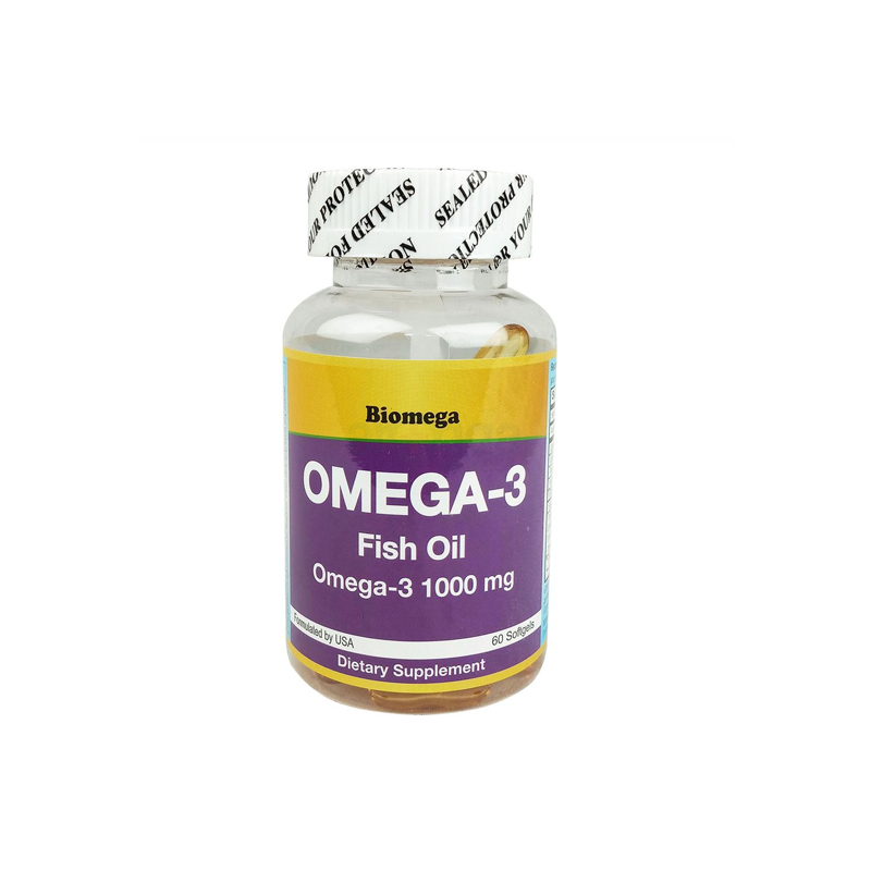 Biomega Omega-3 Fish Oil 1000mg 60 Capsules