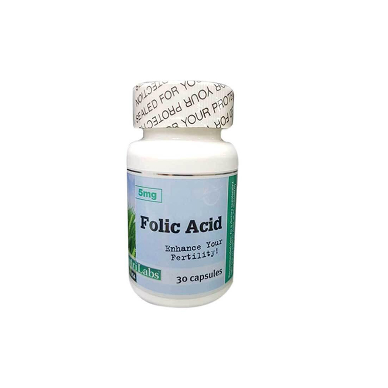 NutriLabs Folic Acid 5mg 100 Capsules