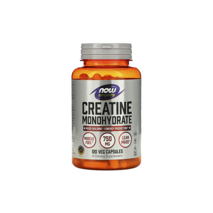 NOW Foods Sports Creatine Monohydrate 750 mg -120 Veg Capsules