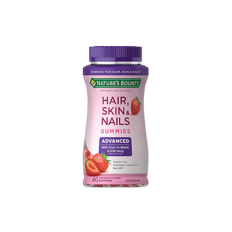 Nature's Bounty Advanced Hair Skin and Nails 80 gummies