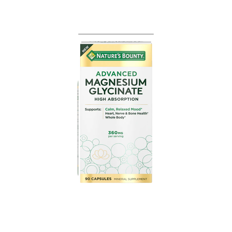 Nature's Bounty Advanced Magnesium Glycinate 360mg 90 capsule