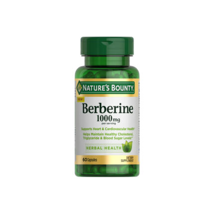 Nature's Bounty Berberine 1000mg 60 Capsules (USA)