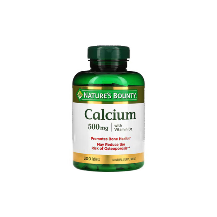 Nature's Bounty Calcium Plus 500 mg Vitamin D3 -300 Tablets