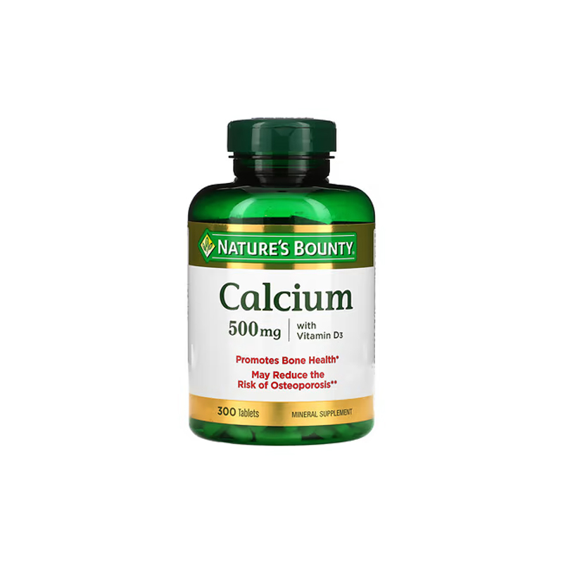 Nature's Bounty Calcium Plus 500 mg Vitamin D3 -300 Tablets