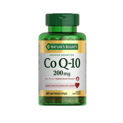 Nature's Bounty CoQ10 200mg -80 Rapid Release Softgels