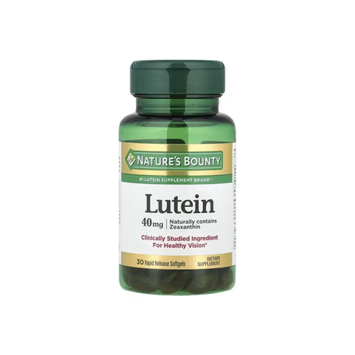 Nature's Bounty Lutein 40mg 30 Rapid Release Softgels