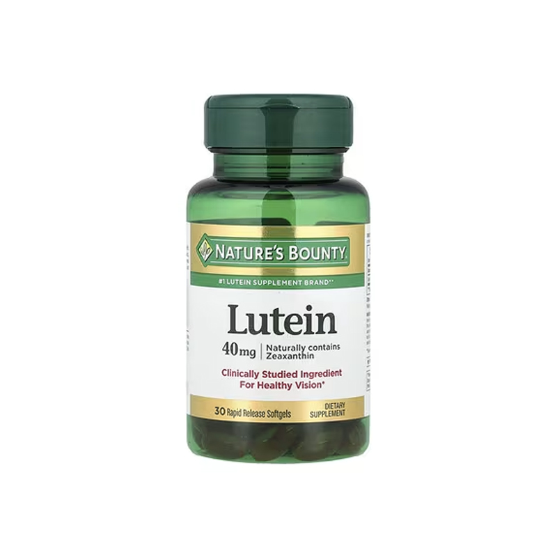 Nature's Bounty Lutein 40mg 30 Rapid Release Softgels