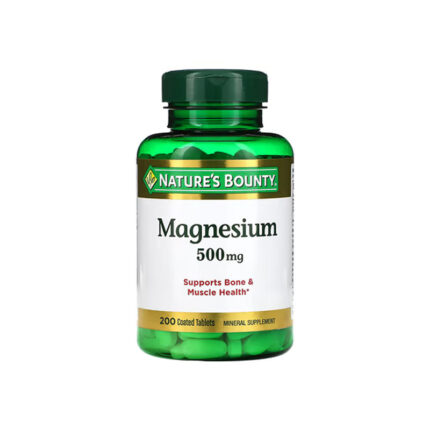 Nature’s Bounty Magnesium 500 Mg 200 Tablets (USA)
