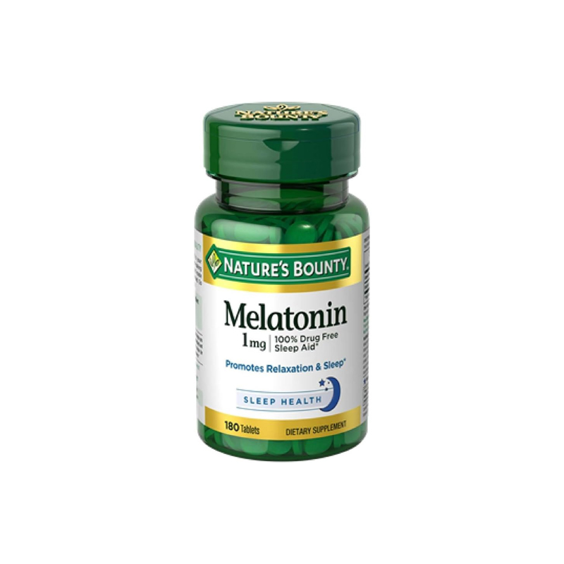 Nature's Bounty Melatonin 1 mg Tablets, 180 Count