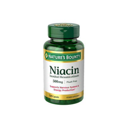 Nature's Bounty Niacin 500 mg 120 Capsules