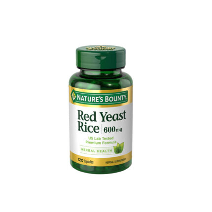Nature’s Bounty Red Yeast Rice 600 mg, 120 Capsules