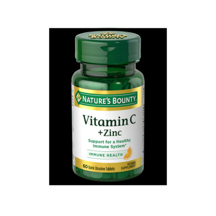 Natures Bounty Vitamin C Plus Zinc 60 Tablets
