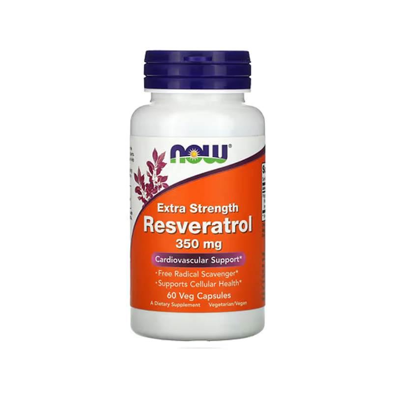 Now Resveratrol, Extra Strength 350 mg 60 Veg Capsules