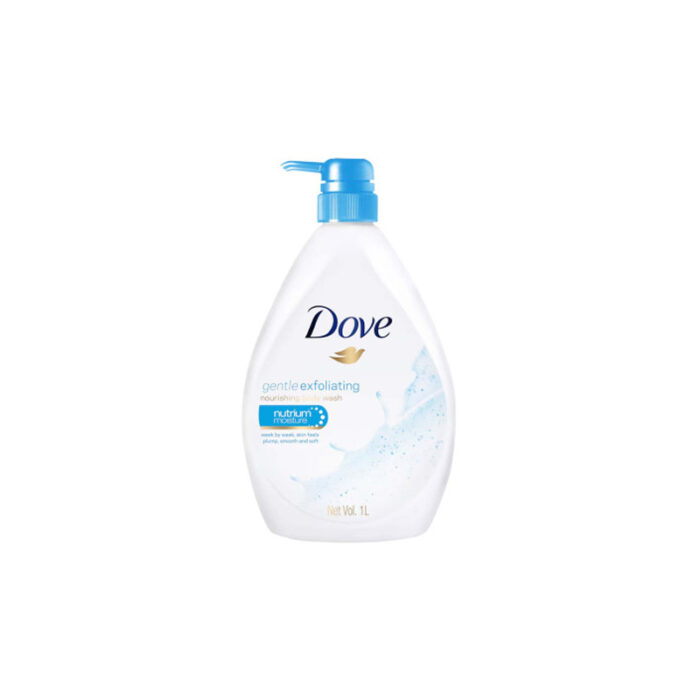 Dove Moisture Gentle Exfoliating Nourishing Body Wash 1L