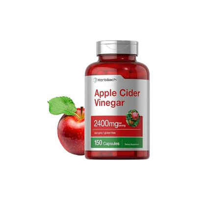 Horbäach Apple Cider Vinegar Capsules 2400mg 150 Count