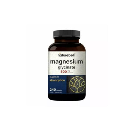 NatureBell Magnesium Glycinate Capsules 500mg 240 Tablets