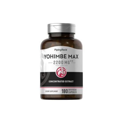 PipingRock Yohimbe Max 2200mg – 180 Capsules