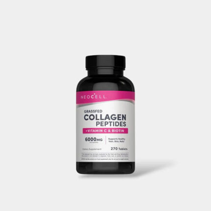 NeoCell Grassfed Collagen Peptides 6000 mg with Vitamin C & Biotin 270 Tablets