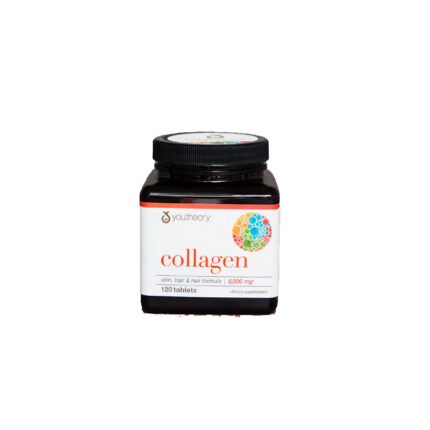 Youtheory Collagen with Vitamin C, Advanced Hydrolyzed 120 Tablets