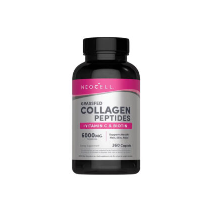 NeoCell Grassfed Collagen Peptides + Vitamin C & Biotin 360 Caplets