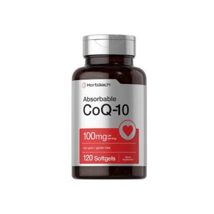 Horbaach Absorbable CoQ-10 (Coenzyme Q10) 100 mg - 120 Softgels