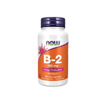 NOW Foods B-2 (Riboflavin) 100 mg, Energy Production - 100 Veg Capsules