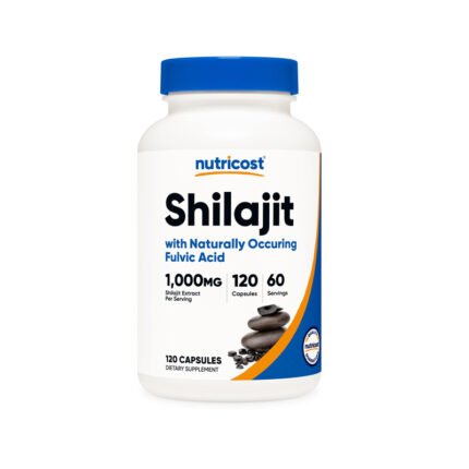 Nutricost Shilajit with Naturally Occurring Fulvic Acid 1,000 MG - 120 Capsules